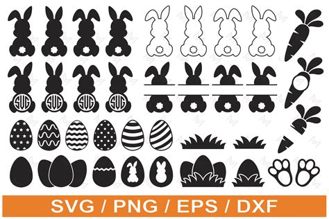 Easter Svg Easter Bunny Svg Eggs Svg Graphic By Design Studio