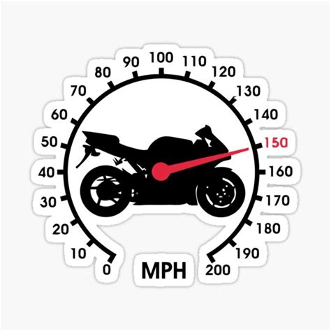 Motorcycle Gears Speedometer Bike Sticker For Sale By Ding One