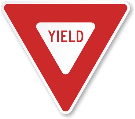 Yield Ahead Signs