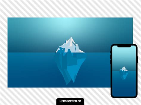 Minimalist Iceberg Wallpaper By Jorge Hardt On Dribbble