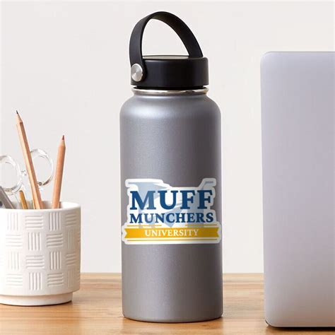 Muff Munchers University Mills College Sticker For Sale By Duhdesigns Redbubble