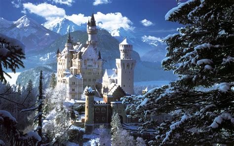 Castelul Neuschwanstein Germania Poze Imagini Desktop