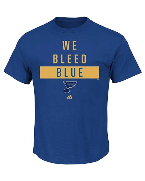 St Louis Blues We Bleed Blue T Shirt St Louis Post Dispatch
