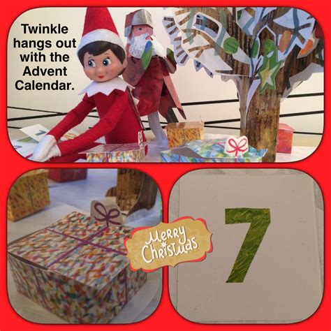 Twinkle Twinkle Hanging Out Elf On The Shelf Advent Calendar Merry
