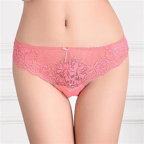 Aliexpress Com Buy New Sheer Laced Panties Lace Trim Boyleg