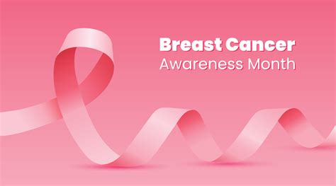 Posters For Breast Cancer Awareness Month In October 2023 Realistic