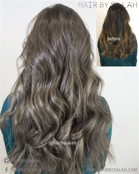 The temporary hair color spray allows you to instantly create bold looks without the commitment since it washes out in just one shampoo. Before and After - Ash Blonde Base Colour with soft ...