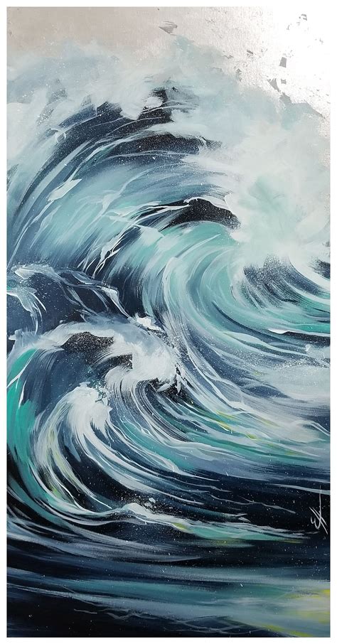 Wave Acrylic ART What Is Your Painting Style How Do You Find Your