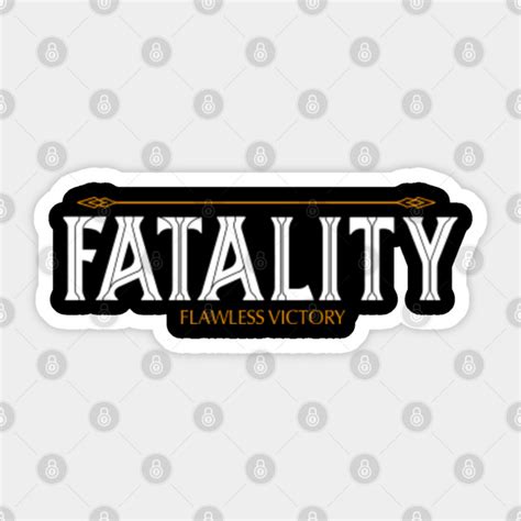 Fatality Mortal Kombat 11 Mortal Kombat 11 Sticker Teepublic