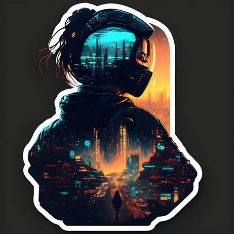 Artstation Cyberpunk Stickers