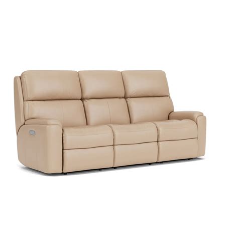 Flexsteel Rio 3904 62h 775 74 Casual Power Reclining Sofa With Power