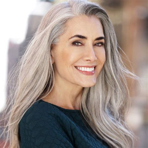 This Is Manon Crespi Age 51 — Dr Lucy Silver Grey Hair Long Gray