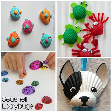 Adorable Seashell Fun Craft Ideas For Kids Kids Art And Craft