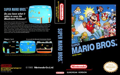 It8bit — Nes Box Art Super Mario Bros Released On