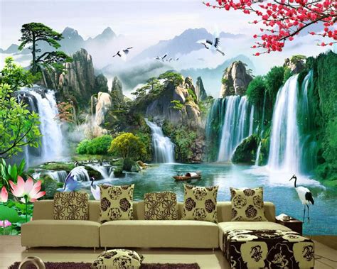 Beibehang Definition Pictures Beautiful Scenery Mural Wallpaper Of