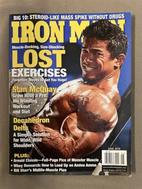 IRONMAN BODYBUILDING MUSCLE Fitness Magazine Stan Mcquay PicClick