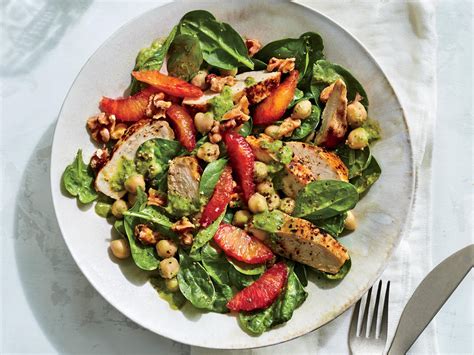 Chickpea Spinach Salad Recipe Cooking Light