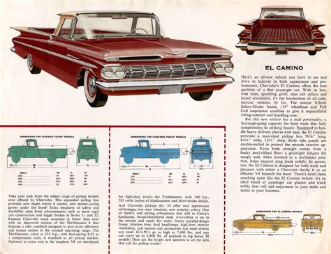 1959 Chevrolet Pickups Brochure