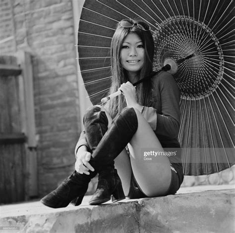 japanese actress yasuko nagazumi in london to film a television actresses 70s pictures