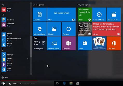 Windows 10 Default Start Menu Tiles Windows 10 Forums