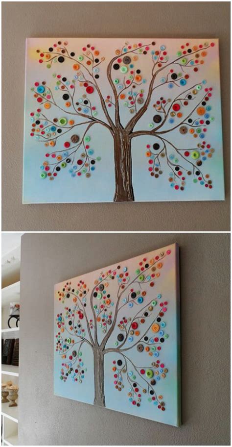 26 Innovative And Beautiful Button Crafts And Projects Diy And Crafts