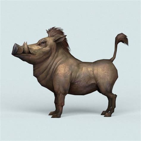 Fantasy Wild Boar 3d Model In Wildlife 3dexport