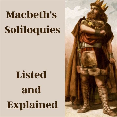 What Is Soliloquy In Macbeth What Is Macbeth Saying In His Tomorrow Soliloquy