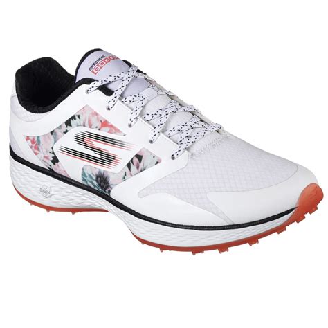 Skechers Go Golf Birdie Tropic Womens Golf Shoe Whiteblackred