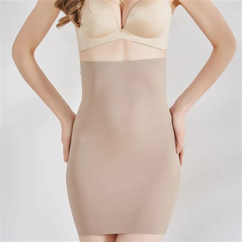 high waist postpartum control slips breathable seamless body hips ladies skirt body shaper women