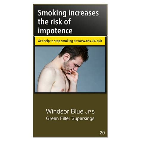 Windsor Blue Green Filter Superkings Cigarettes 20 Pack Tesco Groceries