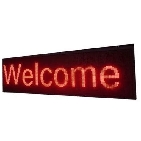 Acrylic Welcome Led Signage Board For Advertisement Size 15 X 5 Inch
