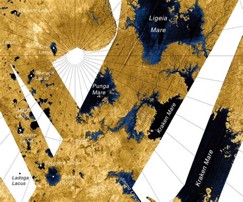 Surfs Up On Titan Cassini May Have Spotted Waves In Titans Seas
