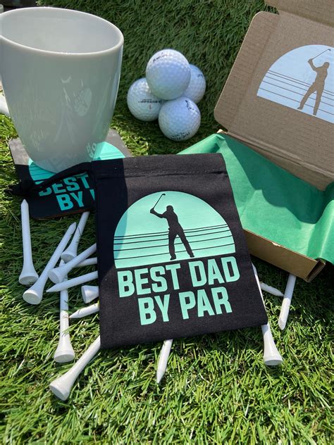 Fathers Day Golf Gift Set 'Best Dad by Par' Golf  Etsy