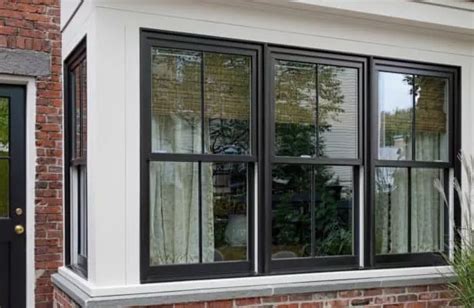 Black Vinyl Windows Black Windows Exterior Wood Clad Windows Window