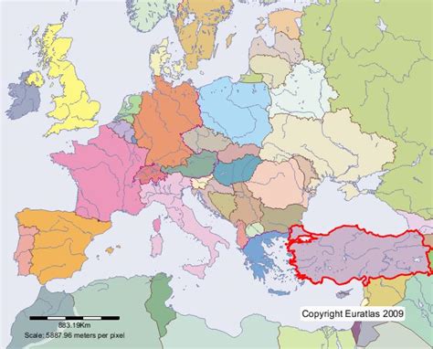 Carte géographique de la turquie en français avec villes et reliefs. Turquie carte du monde | Arts et Voyages