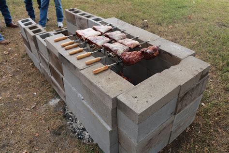 Cinder Block Pit Texas Barbecue