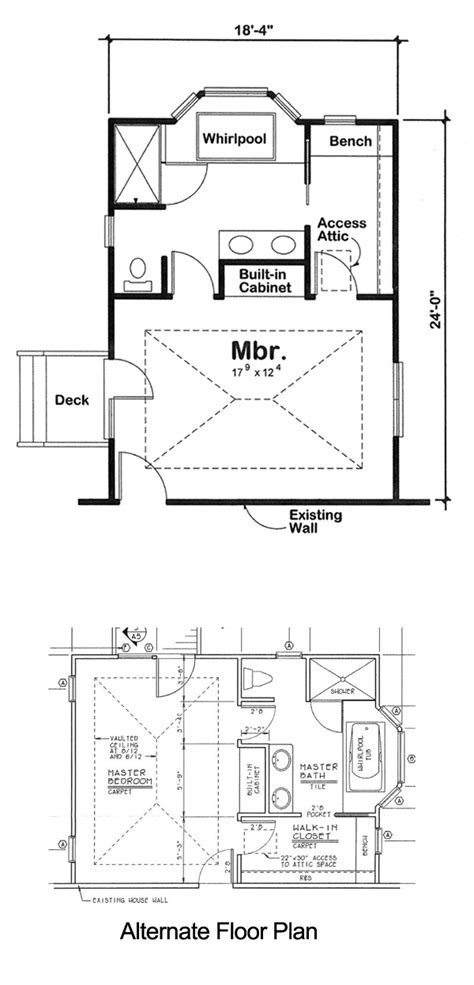 First Floor Master Suite Addition Plans