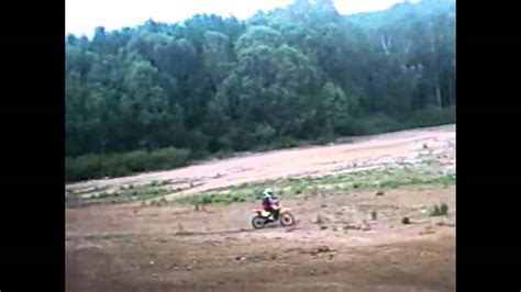 Little Kid Crashes Dirt Bike Over Jump Ktm50sx Youtube