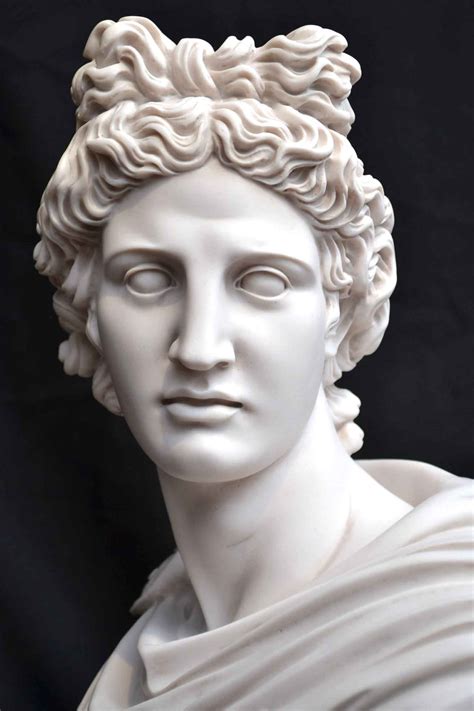 04049 Stunning Marble Bust Of Greek God Apollo 11 1536×2304