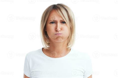Picture Of Blonde Woman Over Back Isolated Background 23413850 Stock