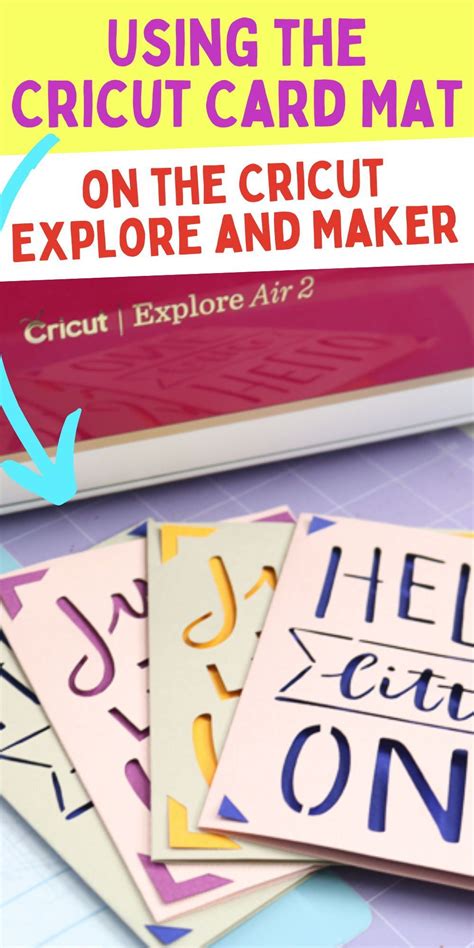 How To Use The Cricut Card Mat On The Cricut Explore And Cricut Maker