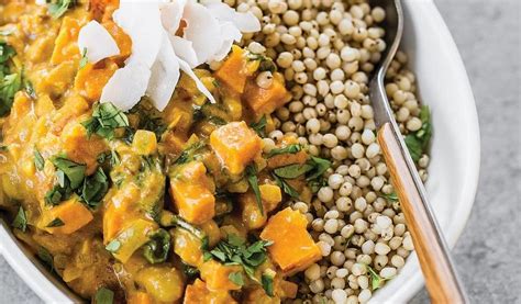 Sweet Potato Chickpea And Spinach Coconut Curry