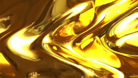 Liquid Gold Metal Surface Seamless Looping Stock Footage Video
