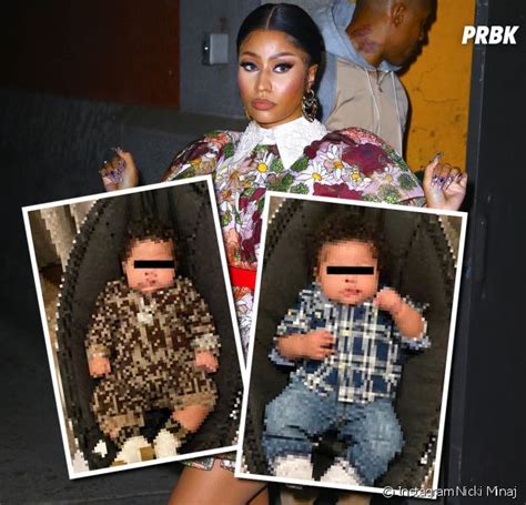 Nicki Minaj dévoile les premières photos de son fils tous les