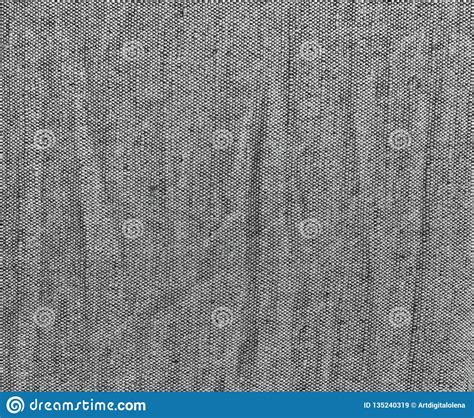 Background Of Gray Textured Natural Fabric Stock Image Image Of