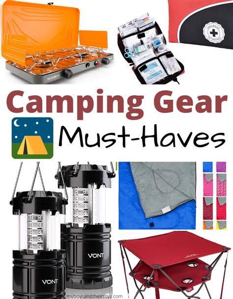 Camping Gear Must Haves My Boys And Their Toys