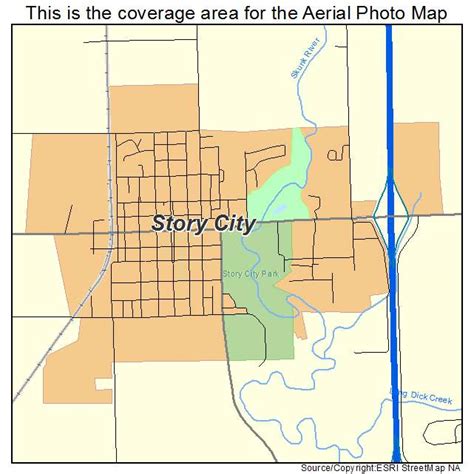 Aerial Photography Map Of Story City Ia Iowa