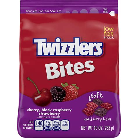 Twizzlers Mixed Berry Bites 10 Oz Bag Jelly Beans And Fruity Candy