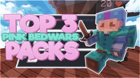 Top 3 Best Pink Bedwars Texture Packs 189 Fps Boost Youtube