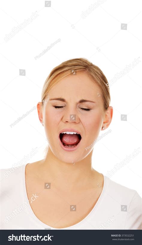 Stressed Angry Young Woman Screaming Stock Photo 373532251 Shutterstock